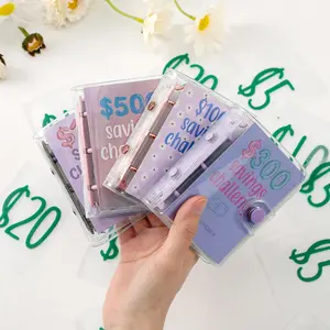 4PCS/Set $150 $300 $500 $1000 Mini Saving Challenge Binder Finance Checklist Organizer 4PCS/Set $150 $300 $500 $1000 Mini Saving Challenge Binder Finance Checklist Organizer