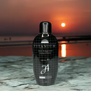 JA™ Titanium Tingle 3+ Elite Accelerating Tingle Lotion - Vitamin & Oxygen Fueled, Avocado Oil, Golden Scent, Moisturize & Protect, Perfect for Intermediate to Advanced Tanners