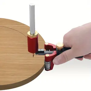 Adjustable Linear/Arc Dual-purpose Wheel Marking Scriber, Aluminum Wood Scriber, Parallel Scribing Ruler, Sliding Marking Gauge, Measuring Ruler