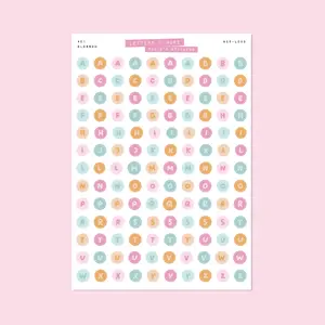 BLOSSOM Circle Alphabet • Letters & More