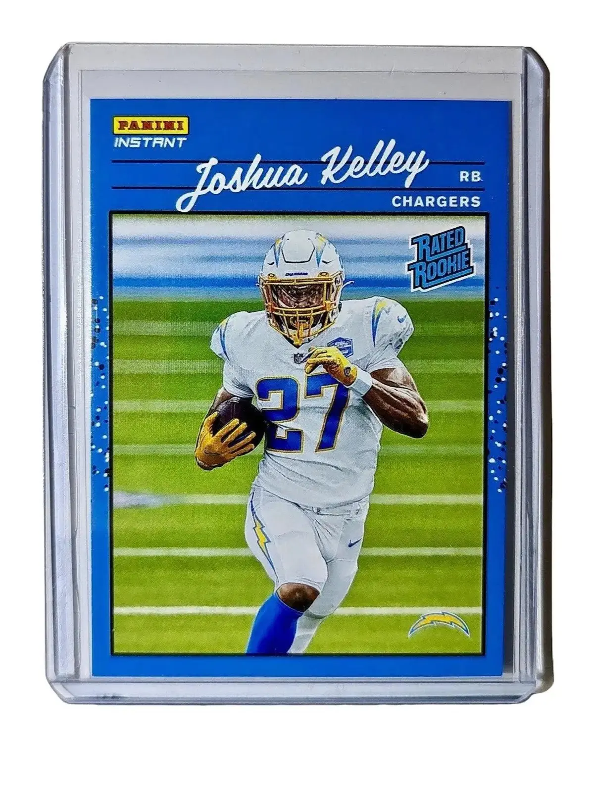 Joshua Kelley Rookie 2020 Panini NFL #34 Rated Rookie Card Los Angeles Chargers
