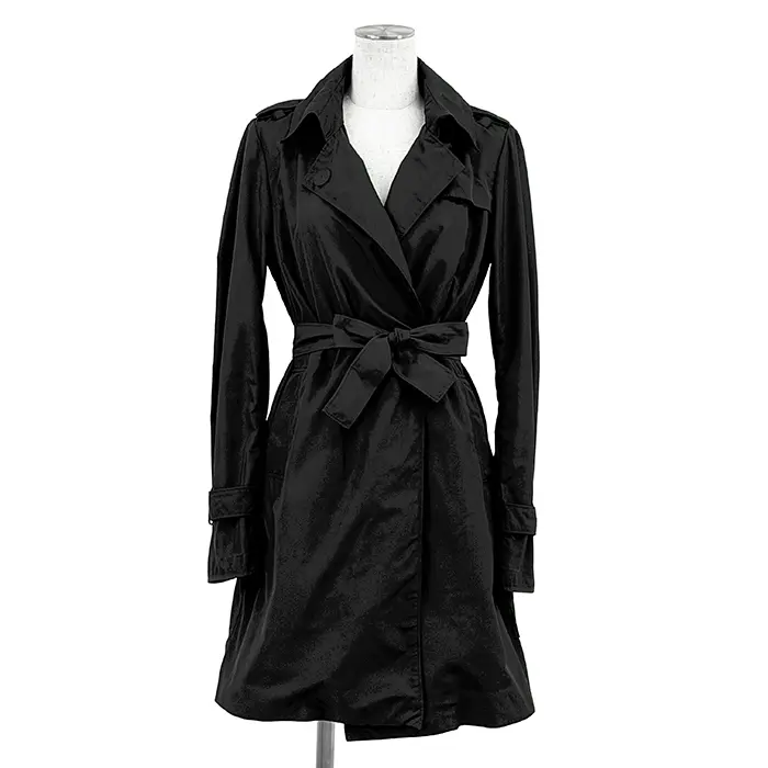 Pre-owned MONCLER Polyester Small Leather Goods FLAVE Trench Coat