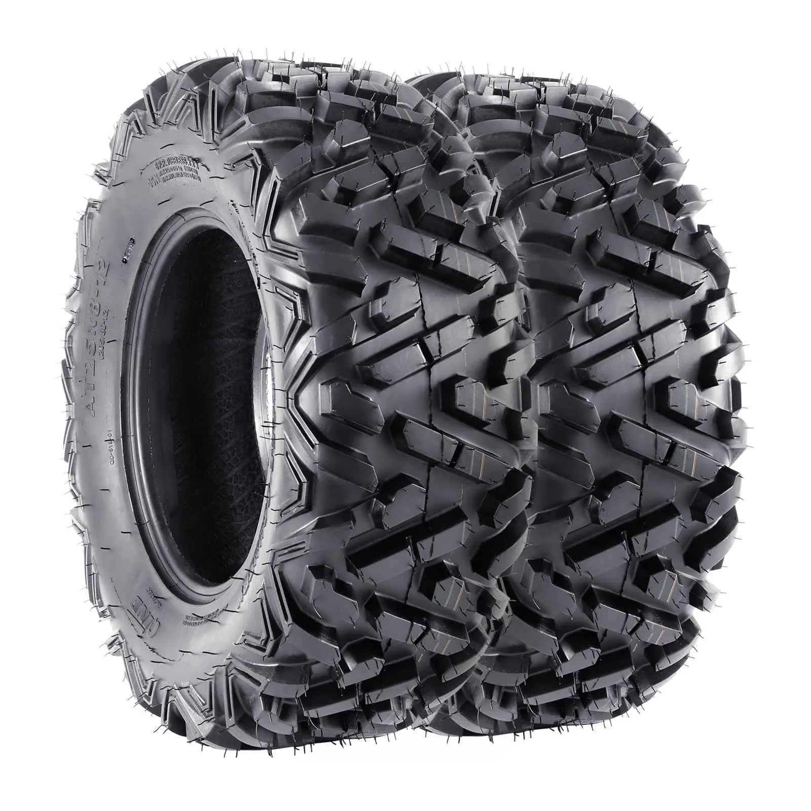 GARVEE All-Terrain Bias Tires for Electric RC ATV/UTV - Tubeless, 4PR/6PR Ply Ratings, Versatile 22x10-10 4PR Tires, Multi-Rim Fit, Multiple Sizes, High-Load Capacity, Durable (Trail Use)