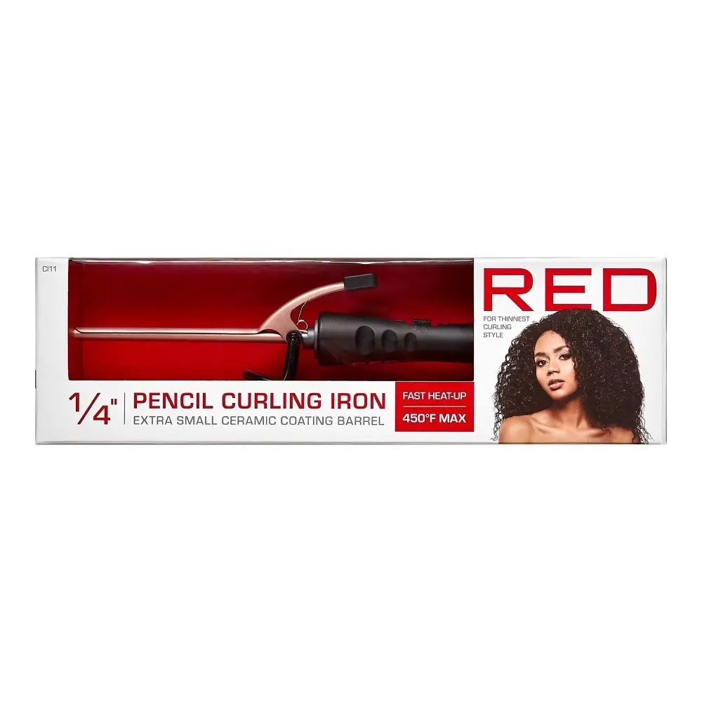 RED by KISS 1/4" Pencil Curling Iron RED by KISS 1/4" Pencil Curling Iron