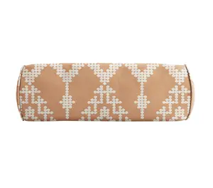 Sorra Home Outdura Folklore Bolster Pillow 20 in x 8 in x 8 in