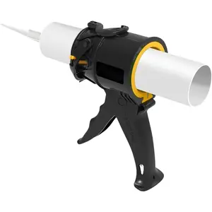 Compact Caulking Gun - No Drip Caulk Gun - Patented Design - Lightweight ABS Frame - Works with All 10 oz Tubes