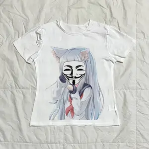 Baby Tees Summer Emo girls Y2k style clothes Harajuku print grunge Short Tops women's 90s T-shirts Fashion Goth Baby Tees Crop Tops 2000s Y2k Style Gothic 2000s Aesthetic Print Grunge Tops Corset Tank Tops Vintage Baby Tees Clothes Emo Girls Punk Crop Top