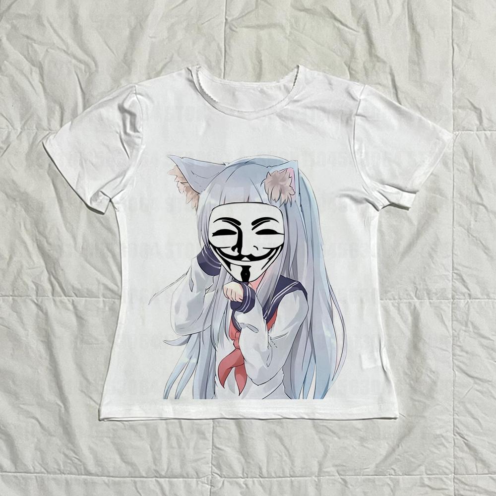 Baby Tees Summer Emo girls Y2k style clothes Harajuku print grunge Short Tops women's 90s T-shirts Fashion Goth Baby Tees Crop Tops 2000s Y2k Style Gothic 2000s Aesthetic Print Grunge Tops Corset Tank Tops Vintage Baby Tees Clothes Emo Girls Punk Crop Top