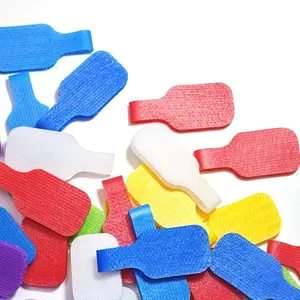 Set of 40 Count Mixed Colours Labels - Resistant Self-Adhesive Tags - Wire Cord Label Stickers for Marking & Organizing Cables in Office, School Data Cable Labels Writeable Wire Classification Storage Tie Reusable Home Office