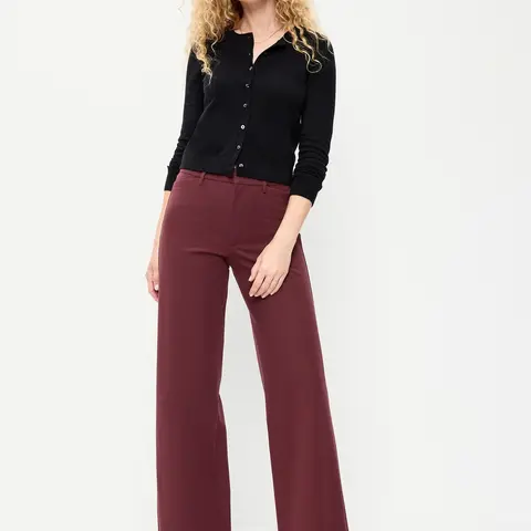 Old Navy Women's High-Waisted Pixie Super Wide-Leg Pants