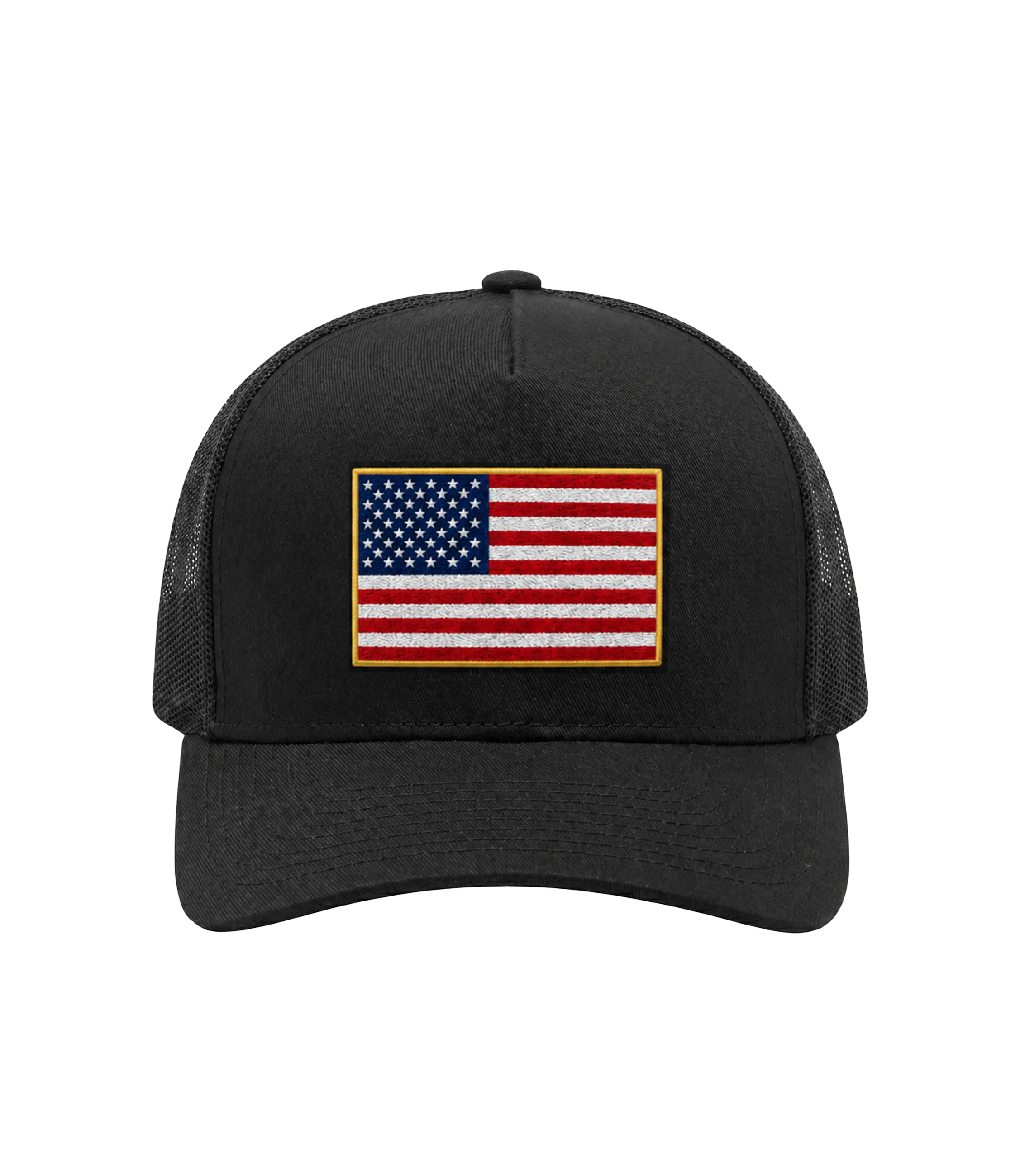 Unisex American Flag Embroidered Baseball Cap, Graphic Print Mesh Hat for Daily Wear, Everyday, American Patriotic Graphic Hats, Fitted Mesh Hats