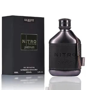 Dumont Nitro Platinum Eau de Parfum Spray for Men - 3.4Oz (100ml)
