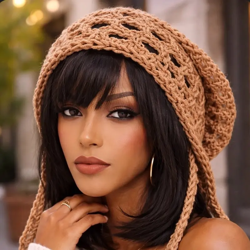 crochet headdress - TikTok Shop