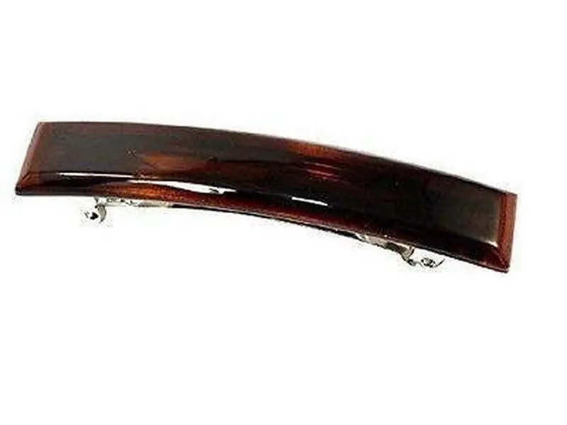 Parcelona French Small Bar 2 1/4" Shell Cellulose Hair Clip Barrettes