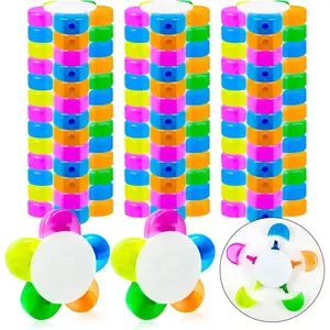 48 PCS Highlighters Colors 5 in 1, Petal Highlighters Shape Liquid Cute Highlighter Markers Pens Color Fluorescent Neon Highlighter for School Office Stationery Supplies