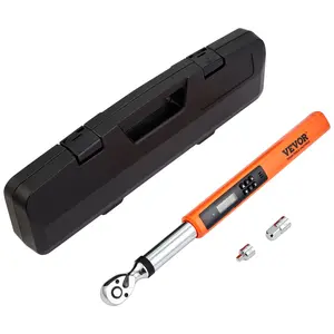 Digital Torque Wrench, 3/8" Drive Electronic Torque Wrench, Torque Wrench Kit 3.7-37ft.lb/5-50n.m Torque Range Accurate to ±2%,  3-Mode Adjustable Torque Wrench Set with LED Buzzer Calibration