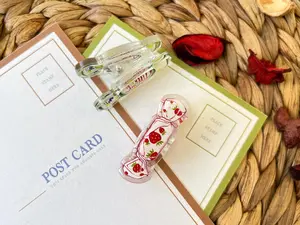 Hand-Painted Candy Acrylic Clip | Kawaii Journal & Planner Clip