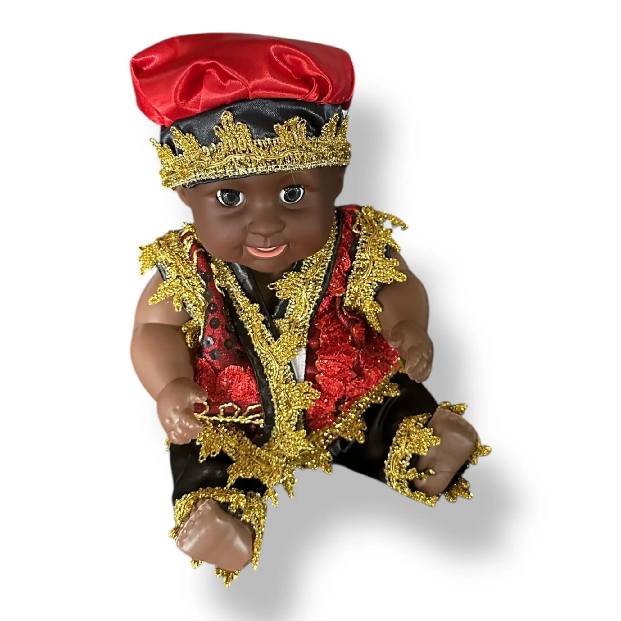 Handmade Santeria Doll - Yoruba Orisha Spiritual Doll for Rituals, Altars, Religious Decoration - Featuring Elegua, Chango, Obatala, Oggun, San Lazaro
