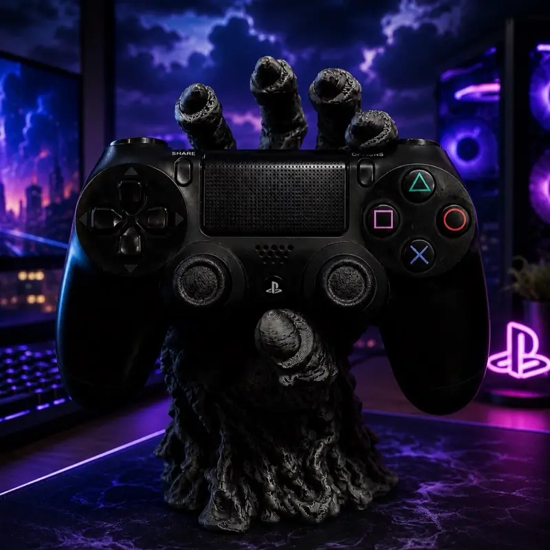 Monster Console Controller Holder, Gaming Console Accessories for Edge Controller, ABS Material with Anti-Slip Surface