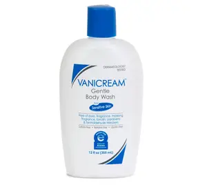 Vanicream Gentle Body Wash, 12 Fl Oz, Formulated without Common Irritants for Sensitive Skin, Gentle Cleanse and Moisture, Removes Dirt & Oils, Non-Drying, pH-Balanced Shower Gel