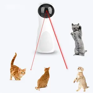 Automatic Cat Teaser Toy, Rechargeable Pet Interactive Toy with 4 AA Batteries, Indoor & Outdoor Pet Teaser Toy, Pet Supplies