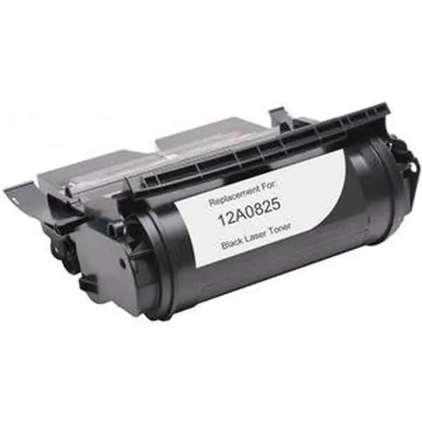 Castle Ink Compatible (Non-OEM) Lexmark 12A0825 Toner Cartridge for Lexmark Mono/Color Laser Printers, 100% Satisfaction Guarantee, Fresh Imaging Chip, Consistent Particles, High Density, Economical Way to Keep Printer in Service