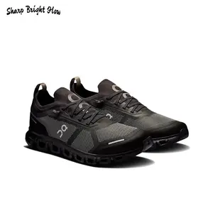 All-Black Lightweight Running Shoes – Breathable Mesh Upper with Hollow-Out Cushioned Sole for Gym, Travel & Daily Wear
