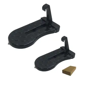 2Pcs SUV Roof Step Assist, Car Door Hook-On Foot Pedal for Rack Access | Universal for SUVs & Trucks