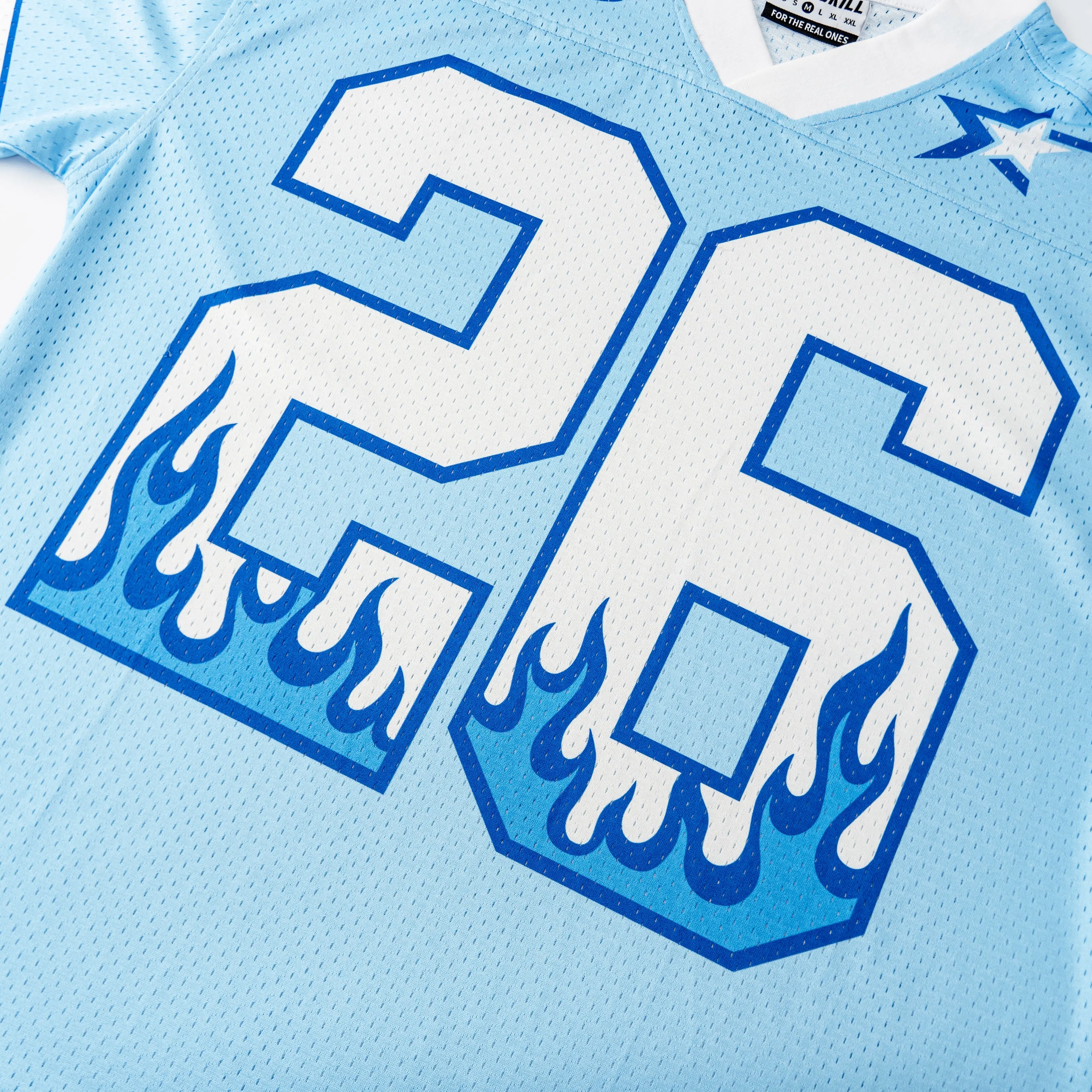 DopeSkill Oversized Jersey Streetwear Graphic Tee Cool V-Neck