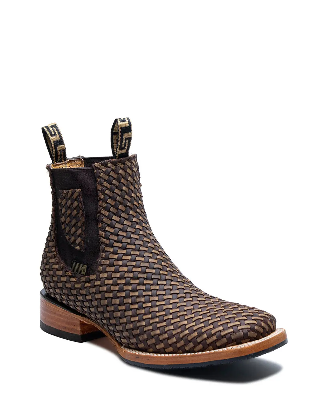JP Western Dress Boots / Tang Brown Petatillo