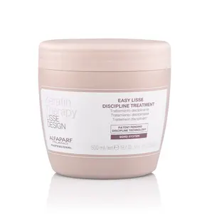 Alfaparf Lisse Design Keratin Therapy Easy Lisse Discipline Treatment 500ml/ 18.7 Oz Organic Haircare Collagen Hair Oil