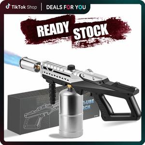 【Fathersdaygift】Powerful Propane Grill Torch, Blow Torch With Adjustable Flame, Flame Torch Thrower for BBQ, Campfire, Searing Steak, Cooking Tool Barbecue Bakeware, SummerVibes #fathersdaygift