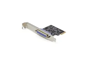 StarTech.com 1-Port Parallel PCIe Card, PCI Express to Parallel DB25 LPT Adapter Card, Desktop Expansion Controller for Printer, SPP/ECP
