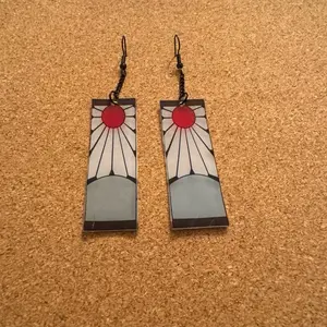 Demon inspired earrings