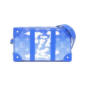 Pre-owned Louis Vuitton Canvas Shoulder Bags Monogram LV Clouds Soft Trunk Wallet Shoulder Bag