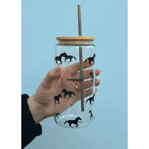 Wild Horse Glass Cup