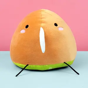 Big Karl Plushie - Kiwi Bird Stuffed Animal, Mochimochi Stretchy Marshmallow-Like Fabric, 25cm (10 Inch) Plushie, Embroidered Details