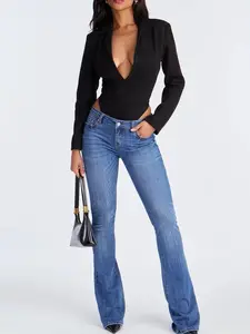 Tall Out Of My Way Low Rise Bootcut Jean - Medium Wash