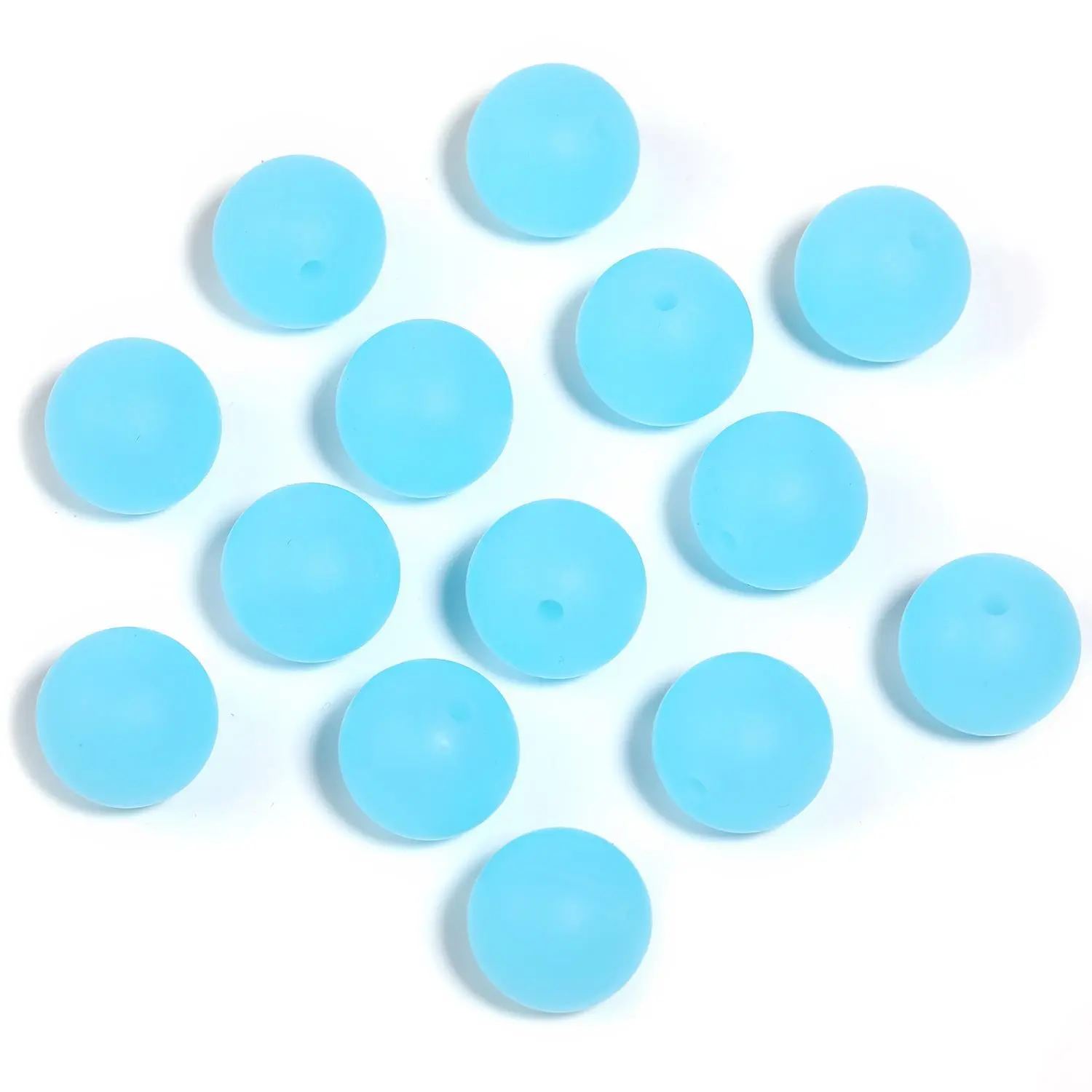 YM376005 Crystal blue 50pcs 15mm