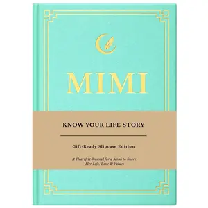 Mothers Day Gifts Mimi I Want to Know Your Life Story Leather Journal (Hardcover): Keepsake Gift for Mimi on Mothers Day, Birthday, and Christmas, Guided Life Story Journal