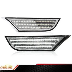 Fit For 18-22 Honda Odyssey Front Clear LED Sequential Signal Side Marker Light