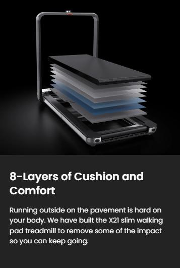 WalkingPad X21 Double-Fold Treadmill 7.4 MPH. Best Premium Folding Treadmill For Home