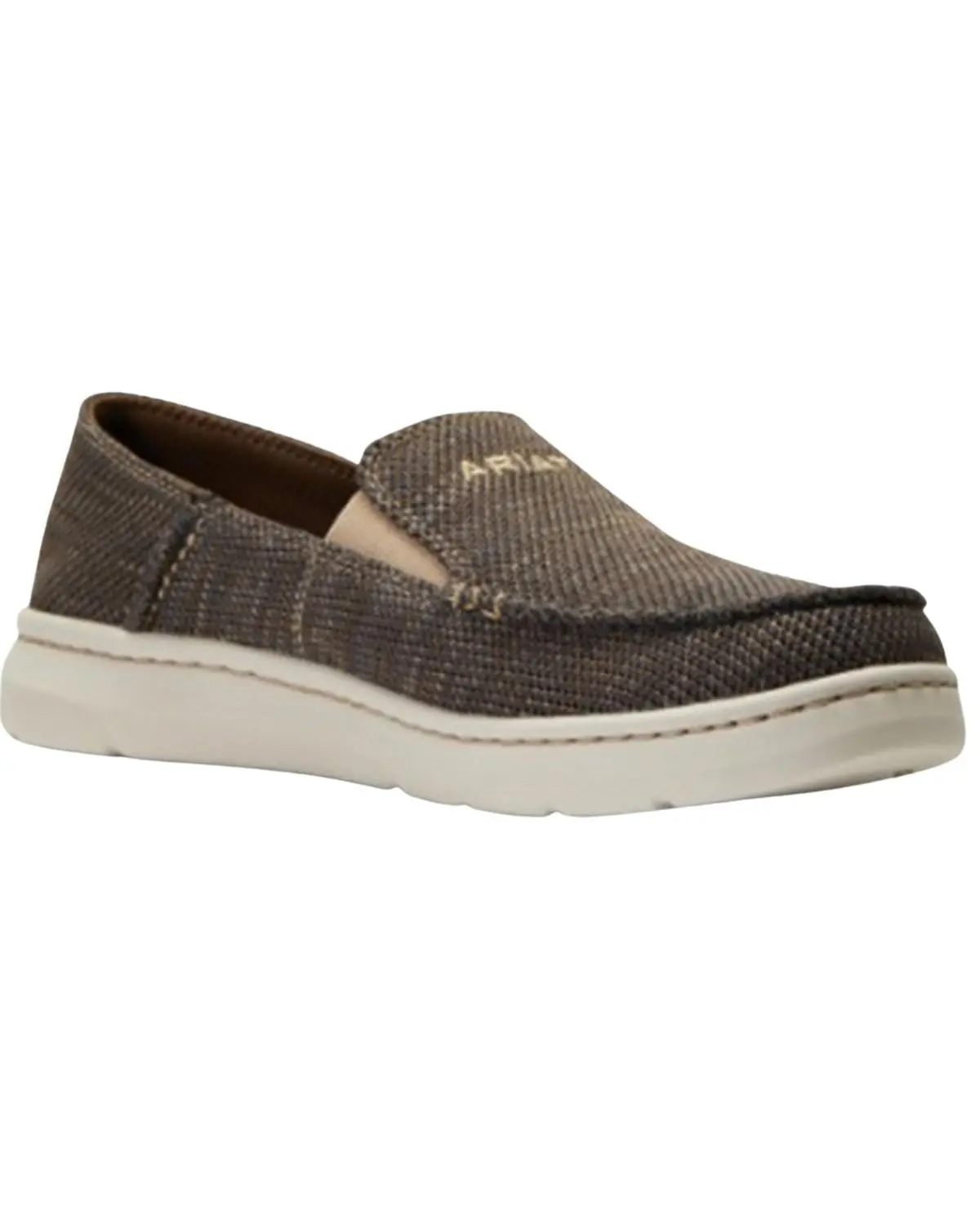 Ariat Men's Heather Hilo 360 Canvas Slip-On Casual Shoe Moc Toe - 10040412