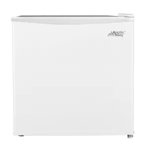 1.1 Cu. Ft. Upright Freezer in White AUFM011AEW Compact Energy Efficient with Adjustable Legs & Removable Wire Shelves
