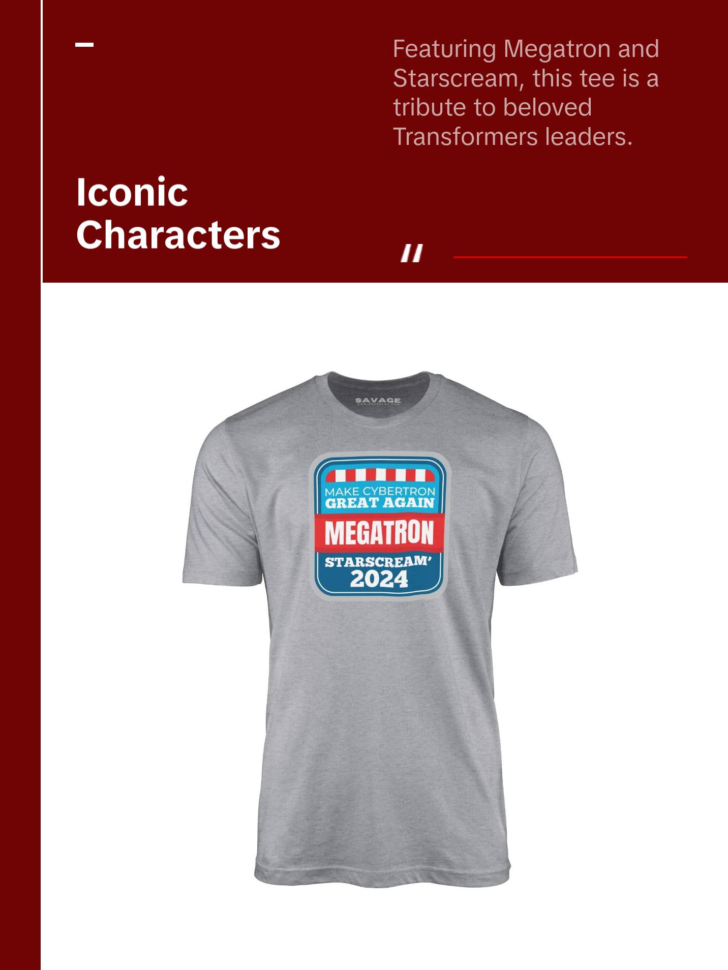 Make Cybertron Great Again - Megatron/Starscream 2024 - Unisex T-Shirt