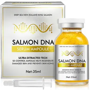 Salmon DNA Facial Care Essence Liquid, Fragrance-Free, Hydrating & Nourishing for All Light Beige Types, Contains Collagen, Glutathione, Hyaluronic Acid, Deep Nutrition & Moisturizing, Skincare Essence, Modern Packaging, Highquality Ingredients