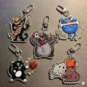 5 Ops (NOT COMBO 5) MEWGENICS boss acrylic keychain, Gift for Fans