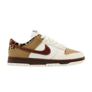 Nike Wmns Dunk Low 'Khaki Team Red'