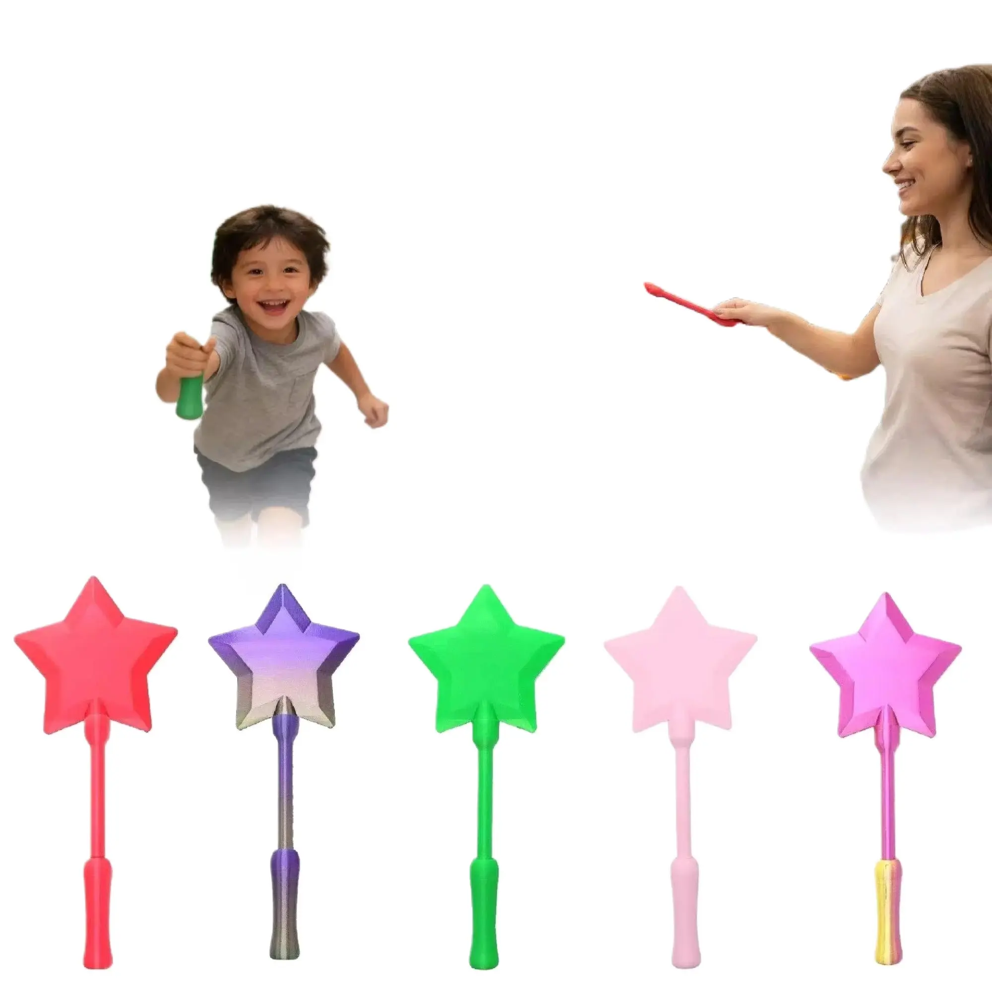 2026new3D Printed Magic Wand - Contactless Tap-to-Pay Fashion Accessory, Fun Fantasy Starlight Payment Clip with Easy Attachment for Mobile Transactions, Tech Gadget for Magic Enthusiasts