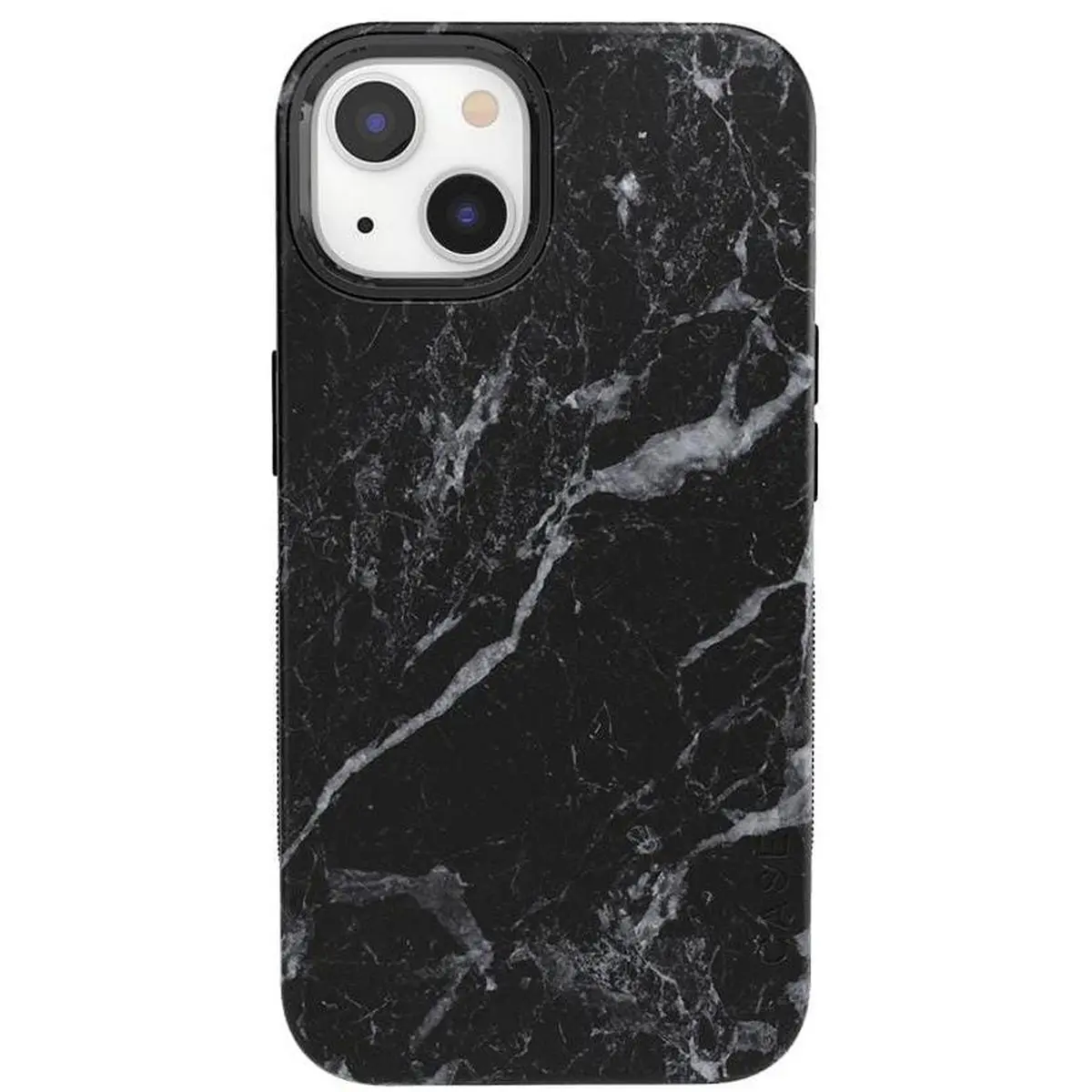 Casely iPhone 13 Case | Black Pearl Marble | Bold Protective Design | Compatible with MagSafe